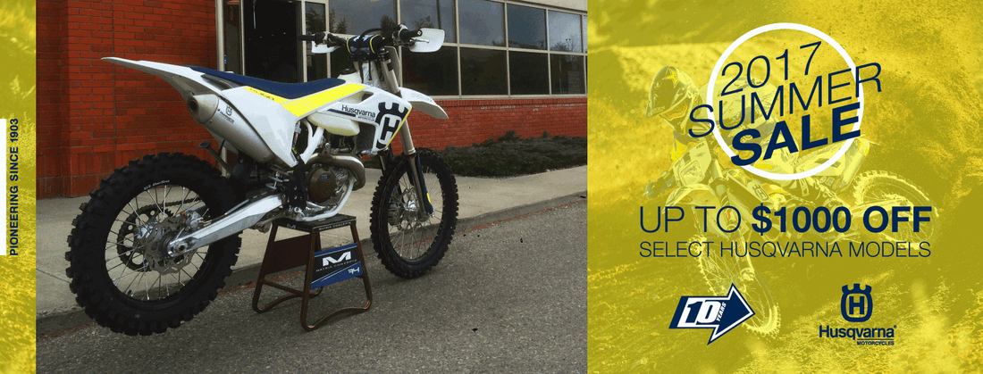 2017 Husqvarna Summer Sale