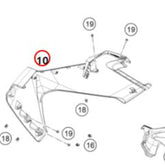 Husqvarna Fuel Tank Spoiler, Right, 901 (22108051000CAA)