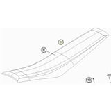 TC85 SEAT CMPL. GREY COVER 2023+ (S23607040000BJ)