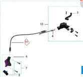 Front Brake Oil Hose (FAST) Talaria Sting MX4 / X3