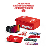100% JETT SPECIAL ARMEGA HIPER GOGGLES KIT - MIRROR RED LENS