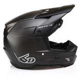 6D ATR-3 Solid Gloss Black/Carbon Helmet