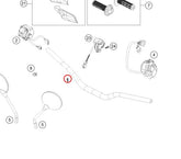 HANDLEBAR L=808MM, DK=28.5MM 7690200100001
