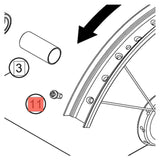 SPOKE NIPPLE M4.5 (A54009072000) GasGas