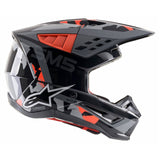 Alpinestars Supertech M5 Rover Helmet - Red/Black/Grey Camo