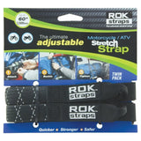 ROK Motorcycle/ATV Adjustable Stretch Straps - Heavy Duty - 1" x 60"