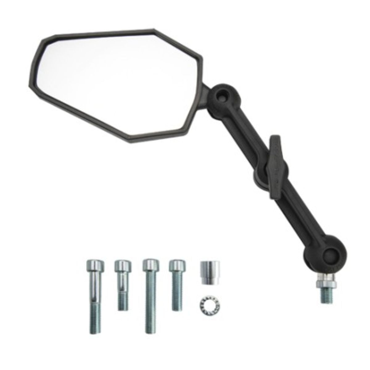 Doubletake Adventure Mirror /w 6 inch Arm + Adapters - BFD Moto