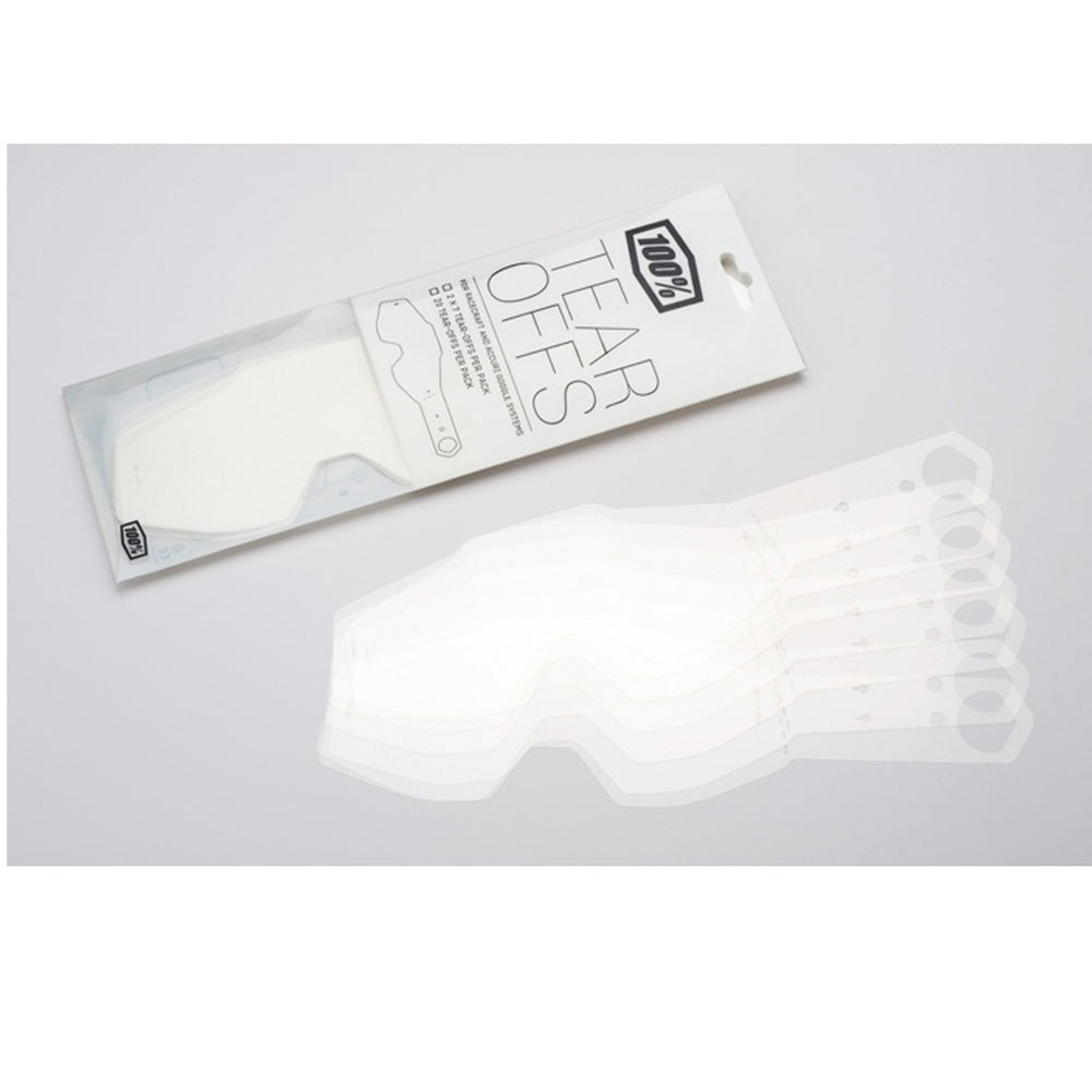 100% Goggle Laminated Tear-Offs - BFD Moto