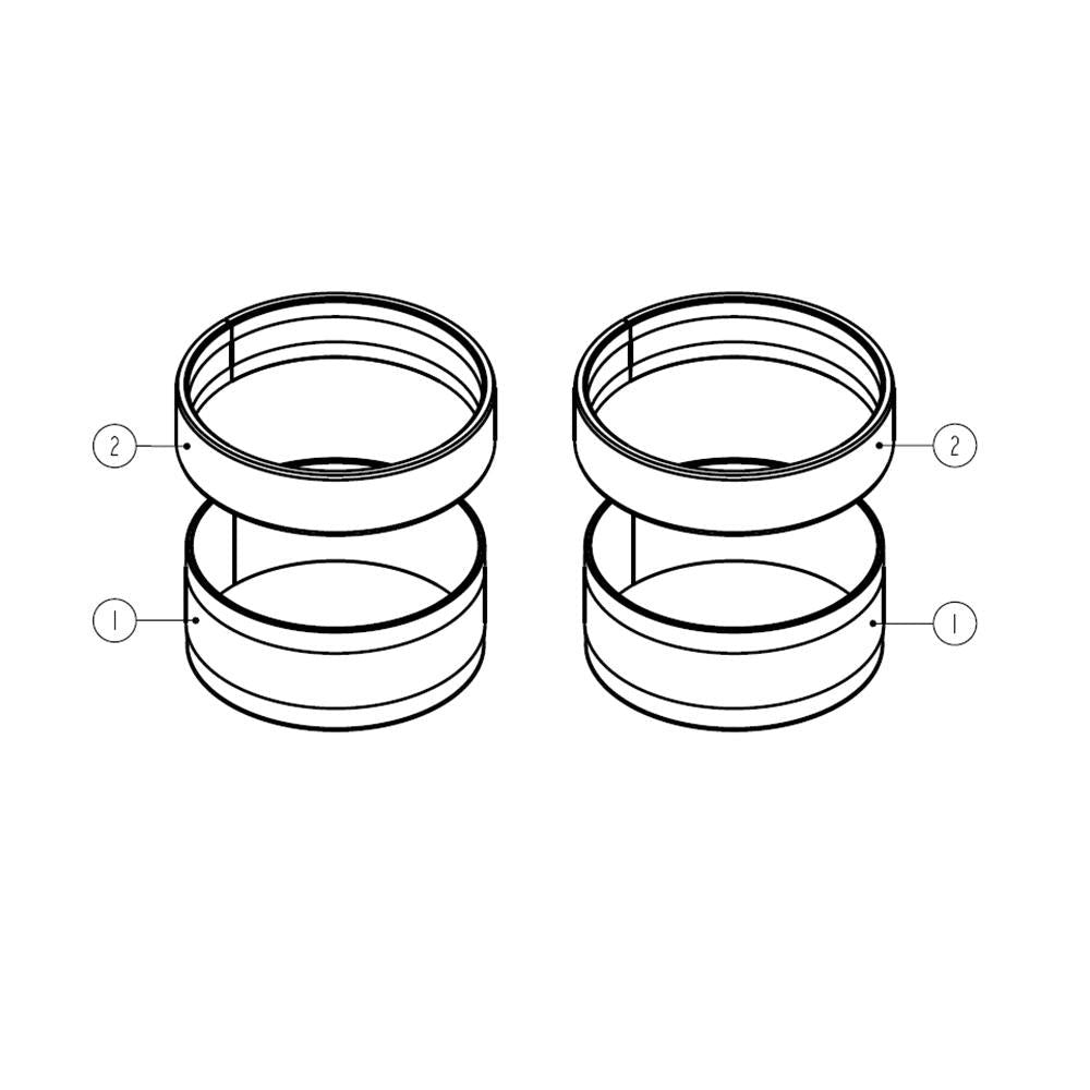 WP Suspension Fork Bushing Kit - BFD Moto