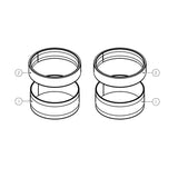 WP Suspension Fork Bushing Kit - BFD Moto