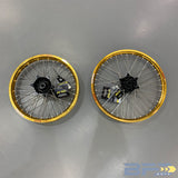 Haan Full Wheelset (Gold Rim/Black Hub) HSQ/GasGas/KTM