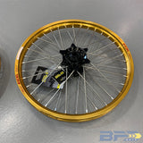 Haan Full Wheelset (Gold Rim/Black Hub) HSQ/GasGas/KTM