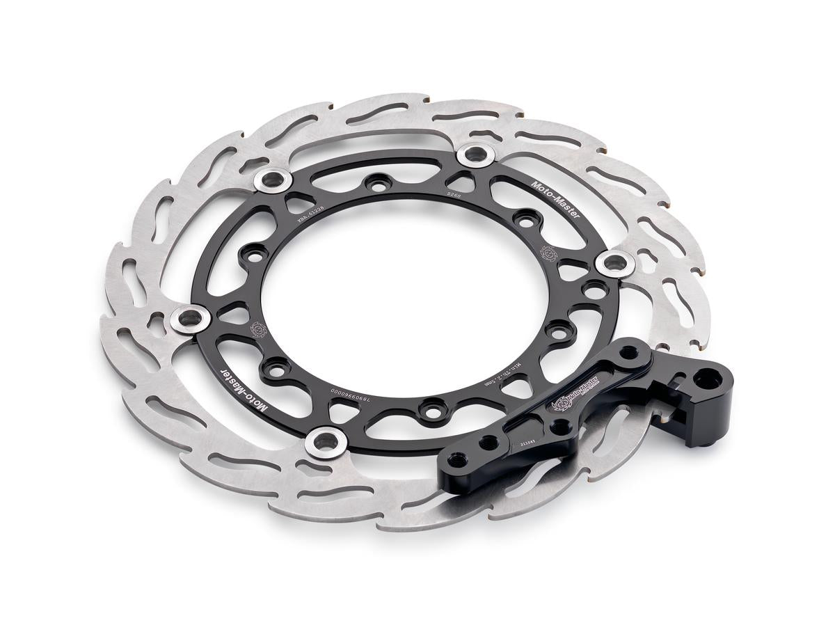 Moto Master Flame Front Brake Disc Kit with Caliper Support