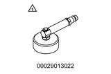 Adapter for foot brake cylinder