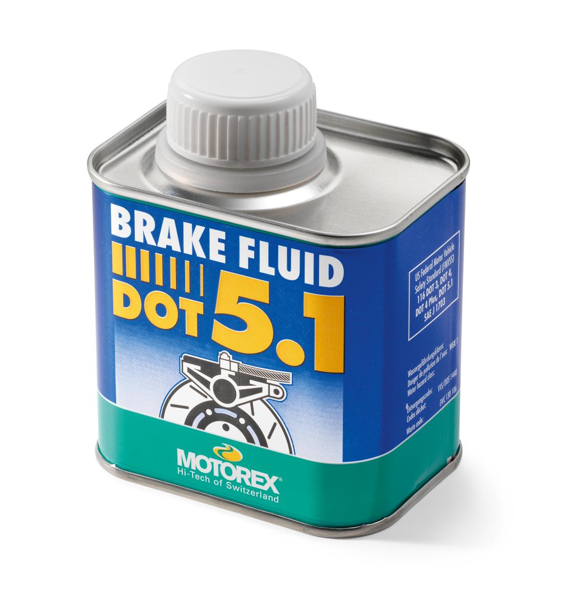 MOTOREX BRAKE FLUID DOT 5.1 in a 250 g Bottle (00062030000)