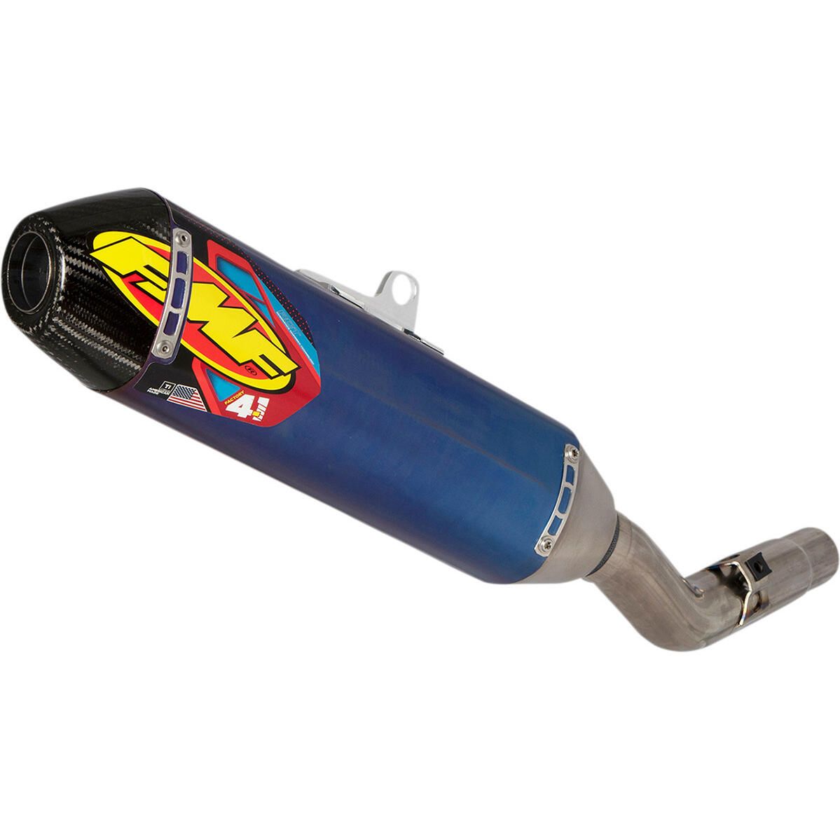 FMF FACTORY 4.1 SLIP-ON W/CARBON CAP XCF-W/FE (045648)