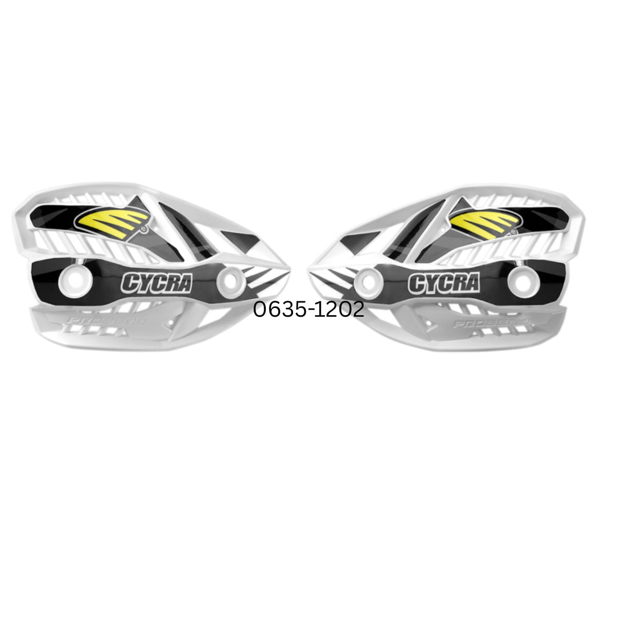 Cycra Probend CRM Ultra Hand Shields White