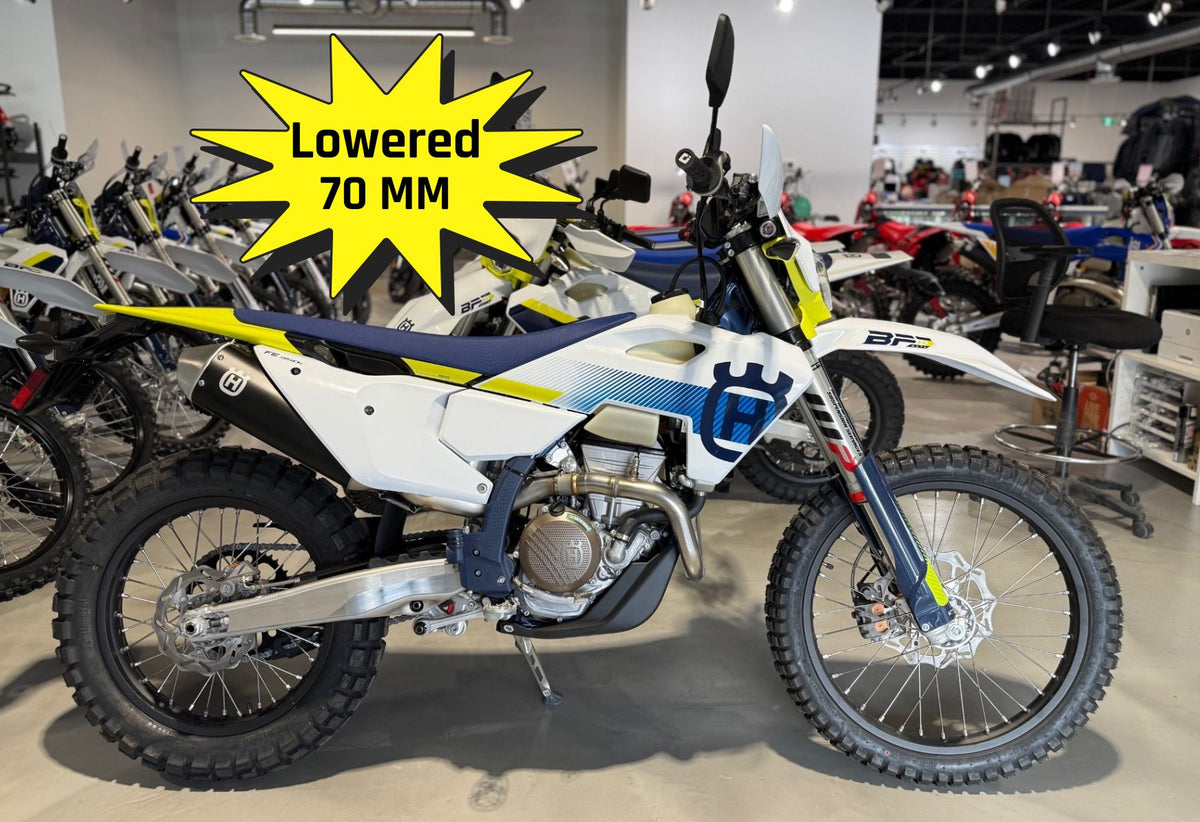 2024 Husqvarna FE 350s 70mm Lowered