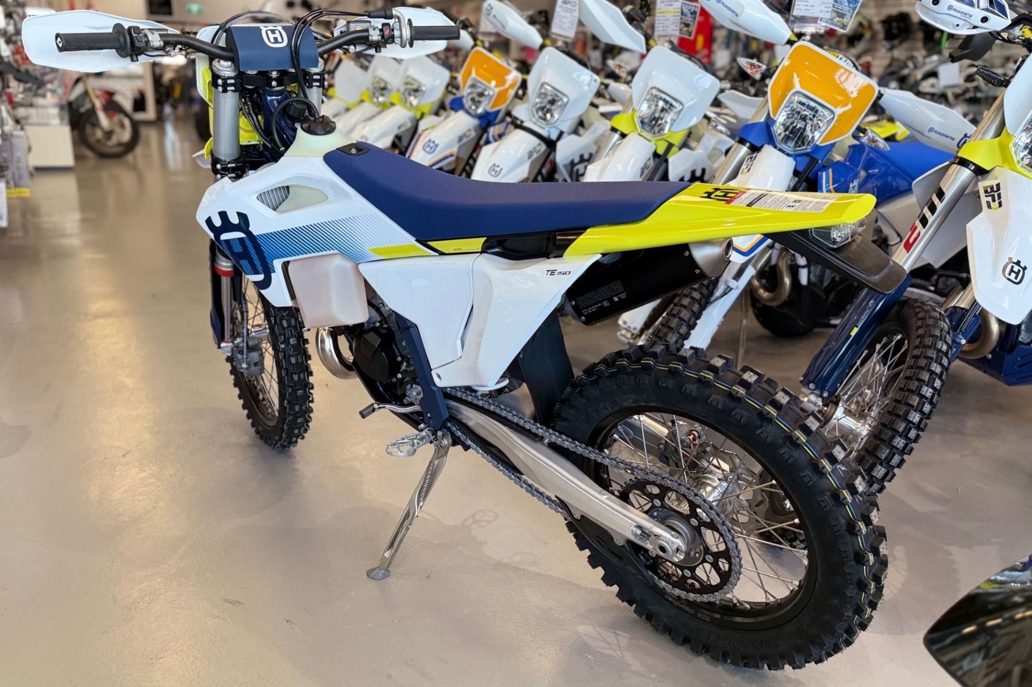 2024 Husqvarna Lowered 50mm TE 150 Enduro