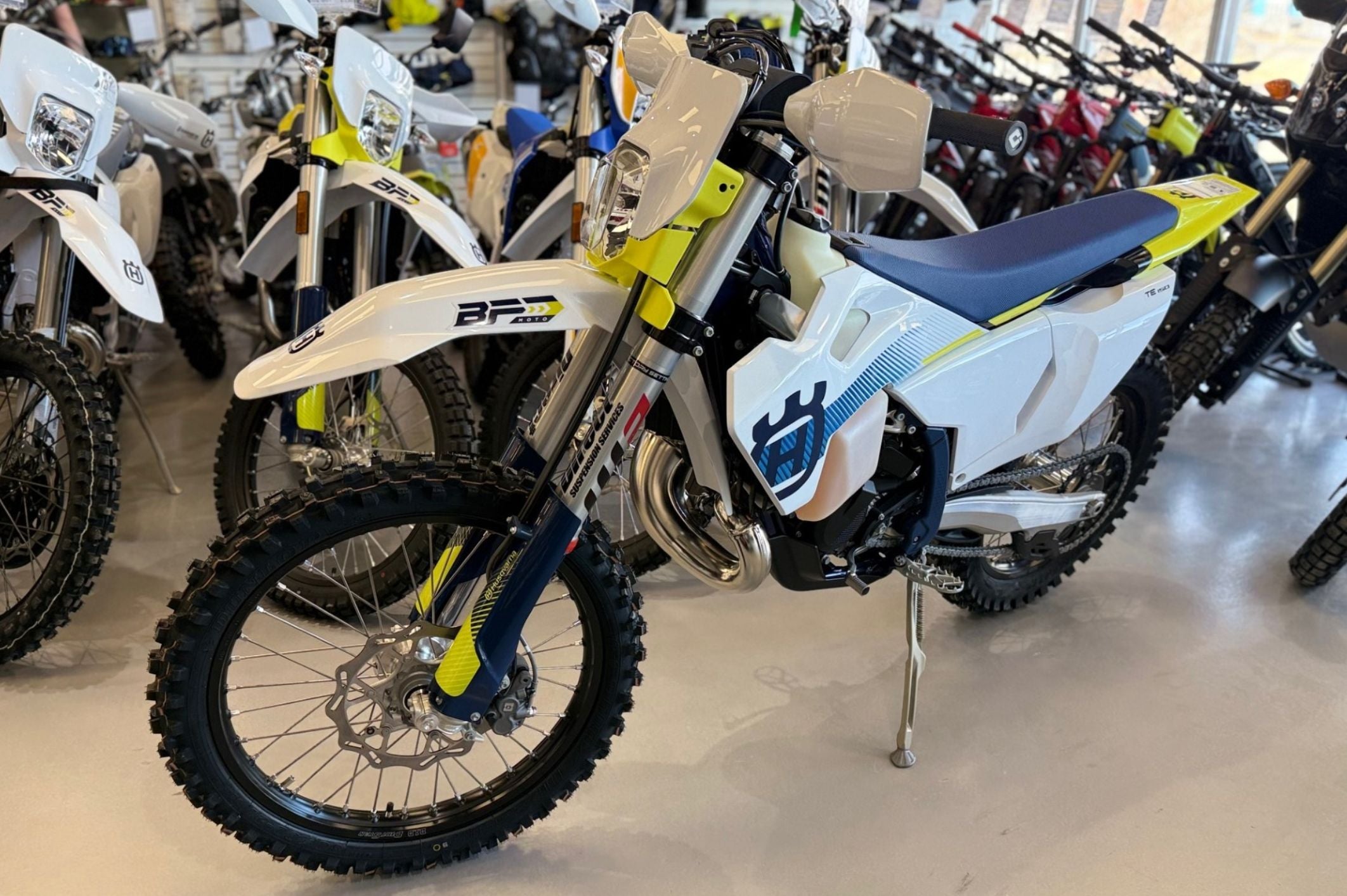 2024 Husqvarna Lowered 50mm TE 150 Enduro