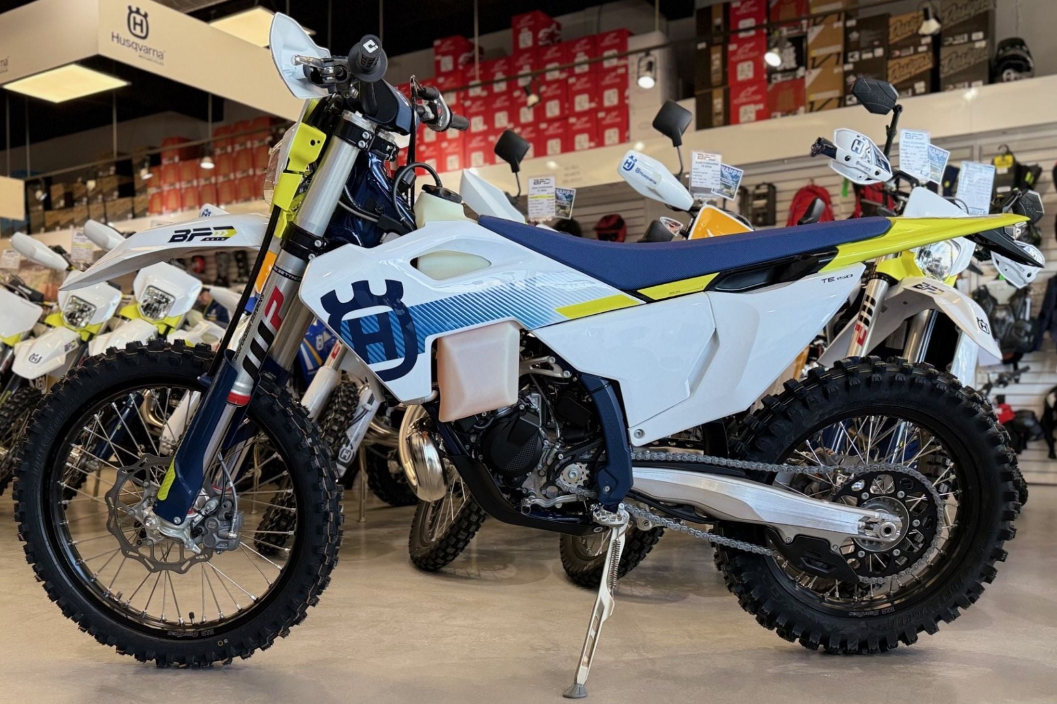 2024 Husqvarna Lowered 50mm TE 150 Enduro