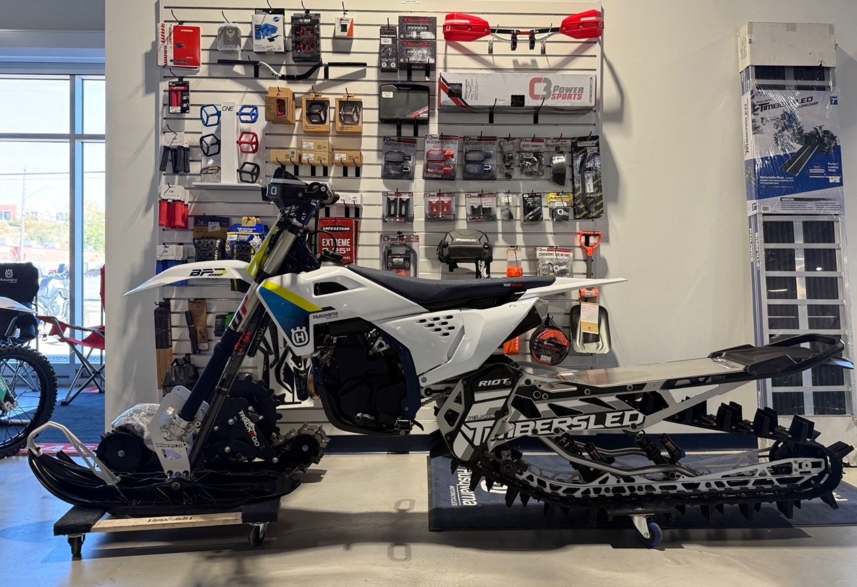 2025 FC 450 with 2025 Riot3 Pro “S” Snow Bike