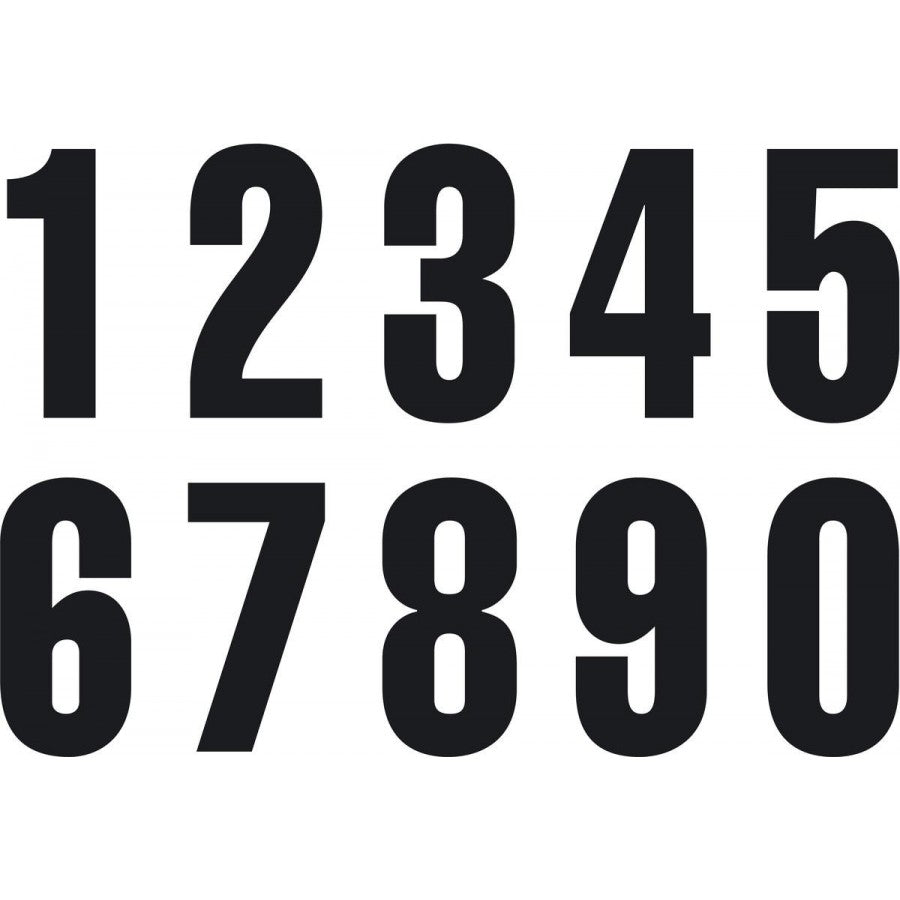Race Numbers | 3 pcs. 5" Tall