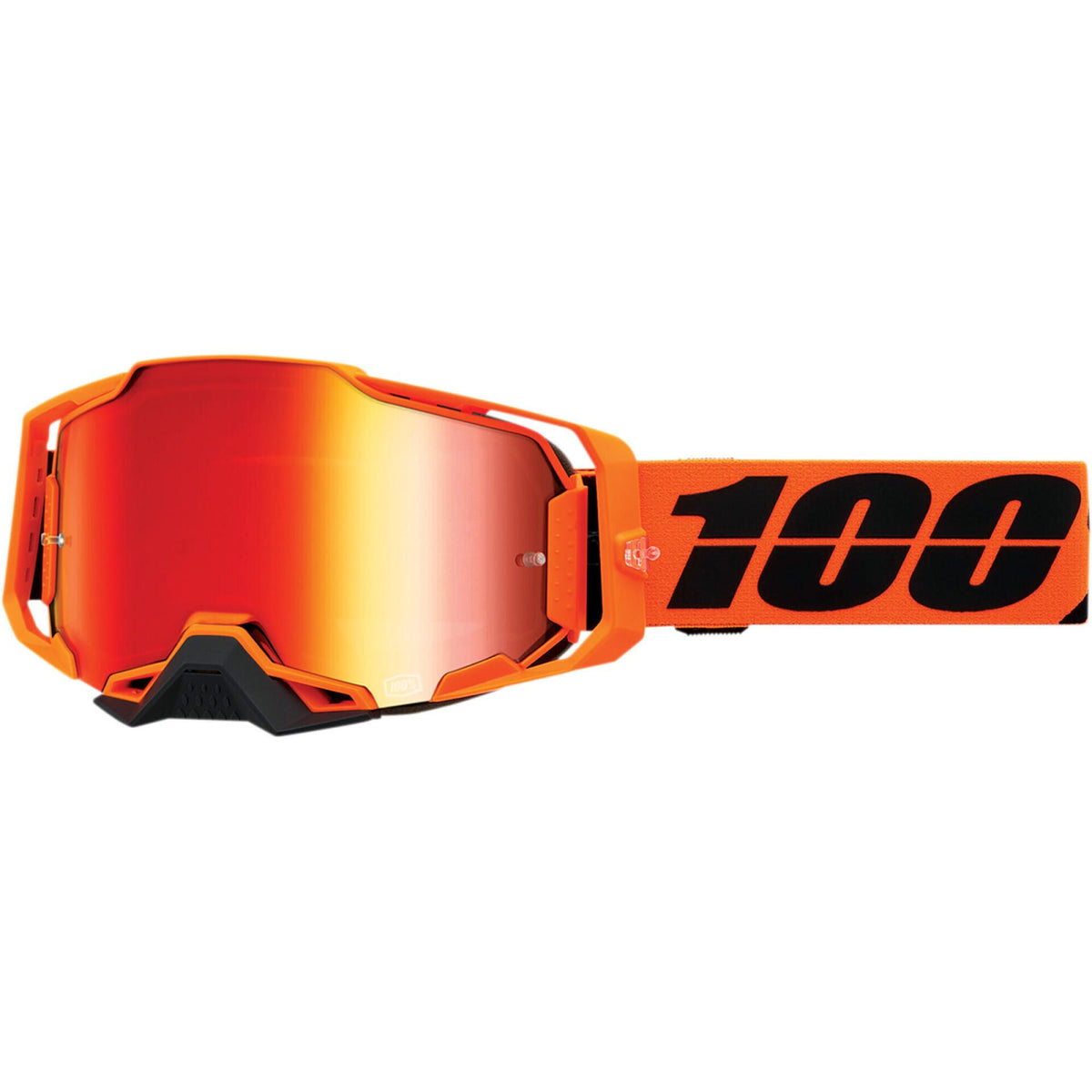 100 Percent Armega Goggles CW2 Red Mirrored Lens