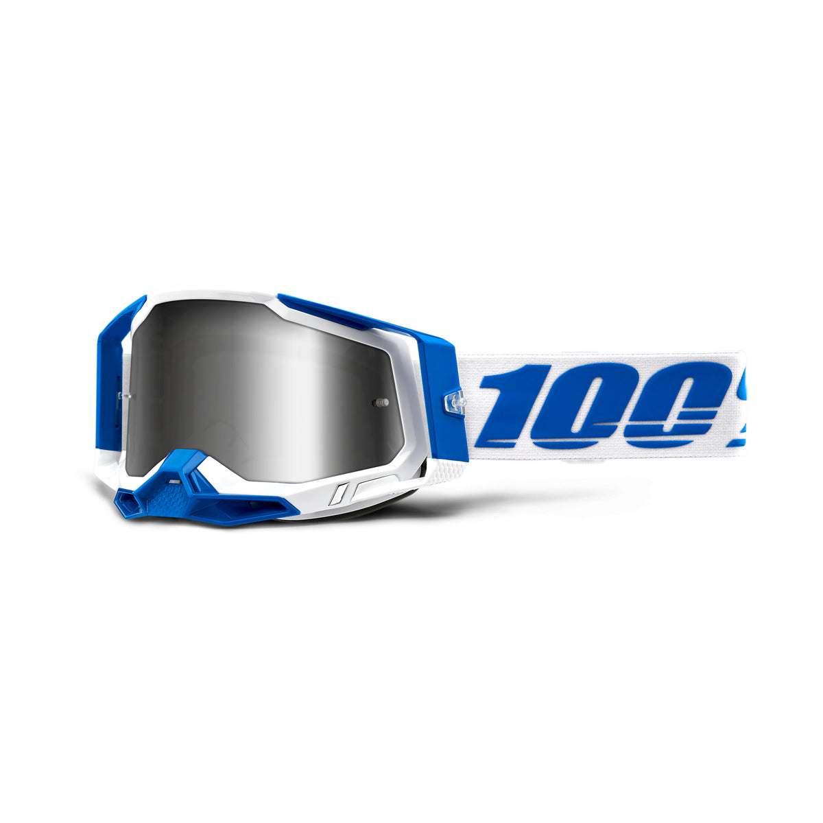 100% Racecraft 2 Goggle ISOLA - Mirror Silver Flash Lens