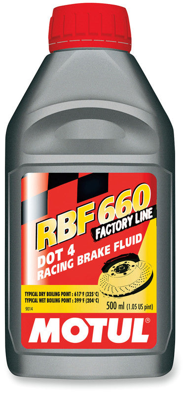 Motul RBF 600 Factory Line DOT 4 Racing Brake Fluid – 500ml Bottle, Set Of 2 – High Performance For Track & Street