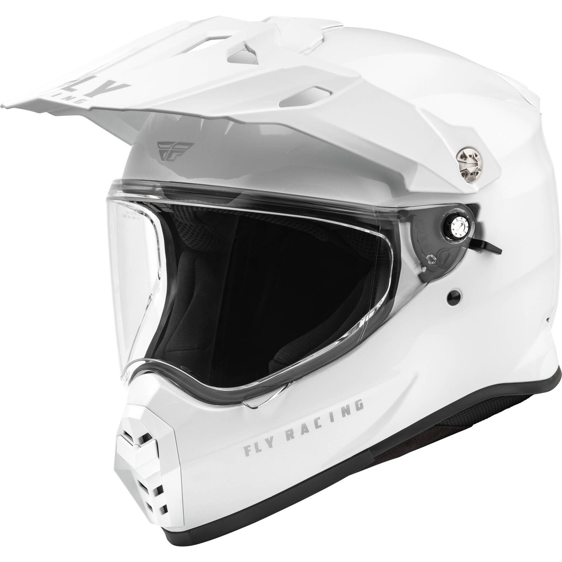 Fly Trekker Solid Helmet - White