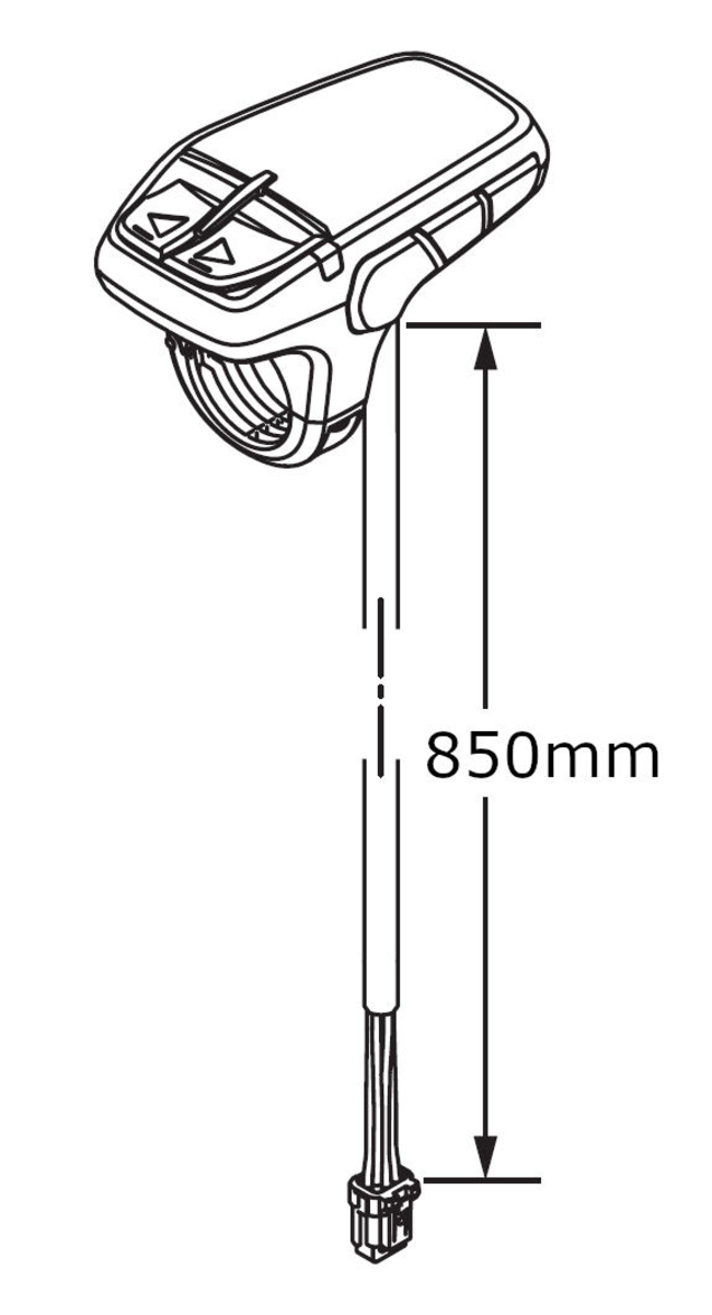 DISPLAY A YAMAHA 850mm Cable E-Bike (8223000012)