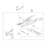 SWINGARM CMPL. ENDURO 2025 A49004230144