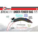C3 Stealth Under-Fender Storage Bag 2.0 HD w/Front (White)