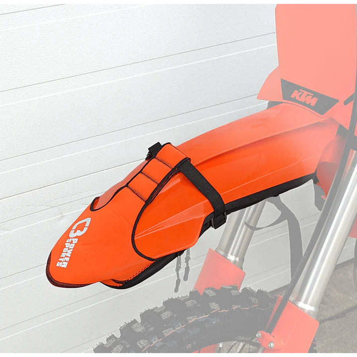 C3 Stealth Under-Fender Storage Bag 2.0 HD w/Front (White)