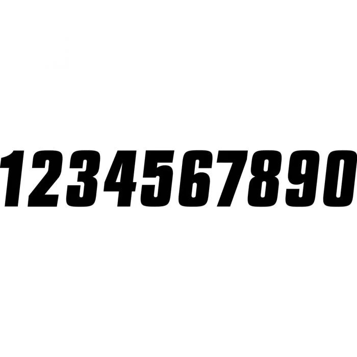 Factory Effex Factory 6in. Numbers (3 pack)