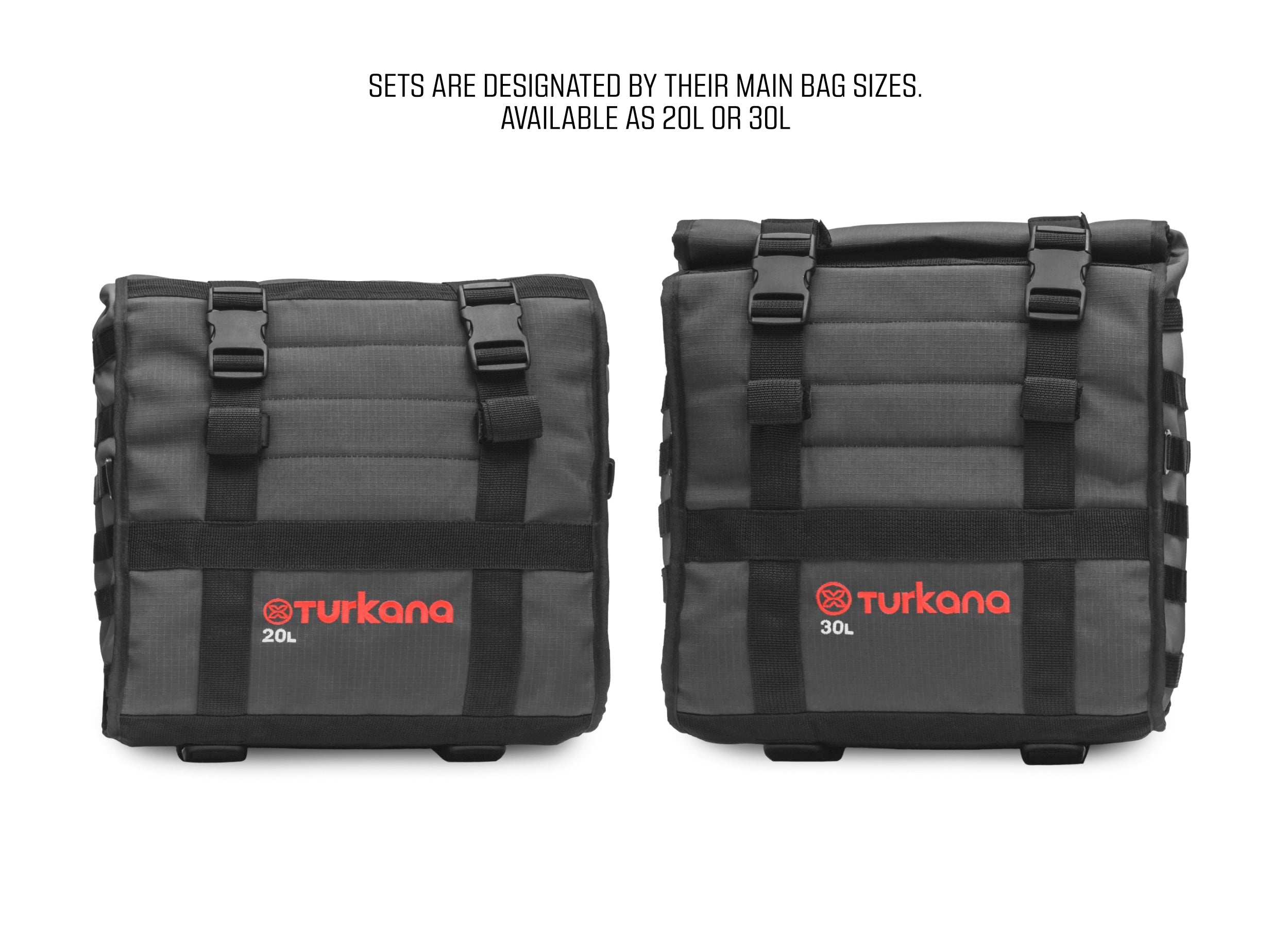 Turkana 8 Piece ADV Soft Luggage Set - HippoHips™ Hybrid PLATE