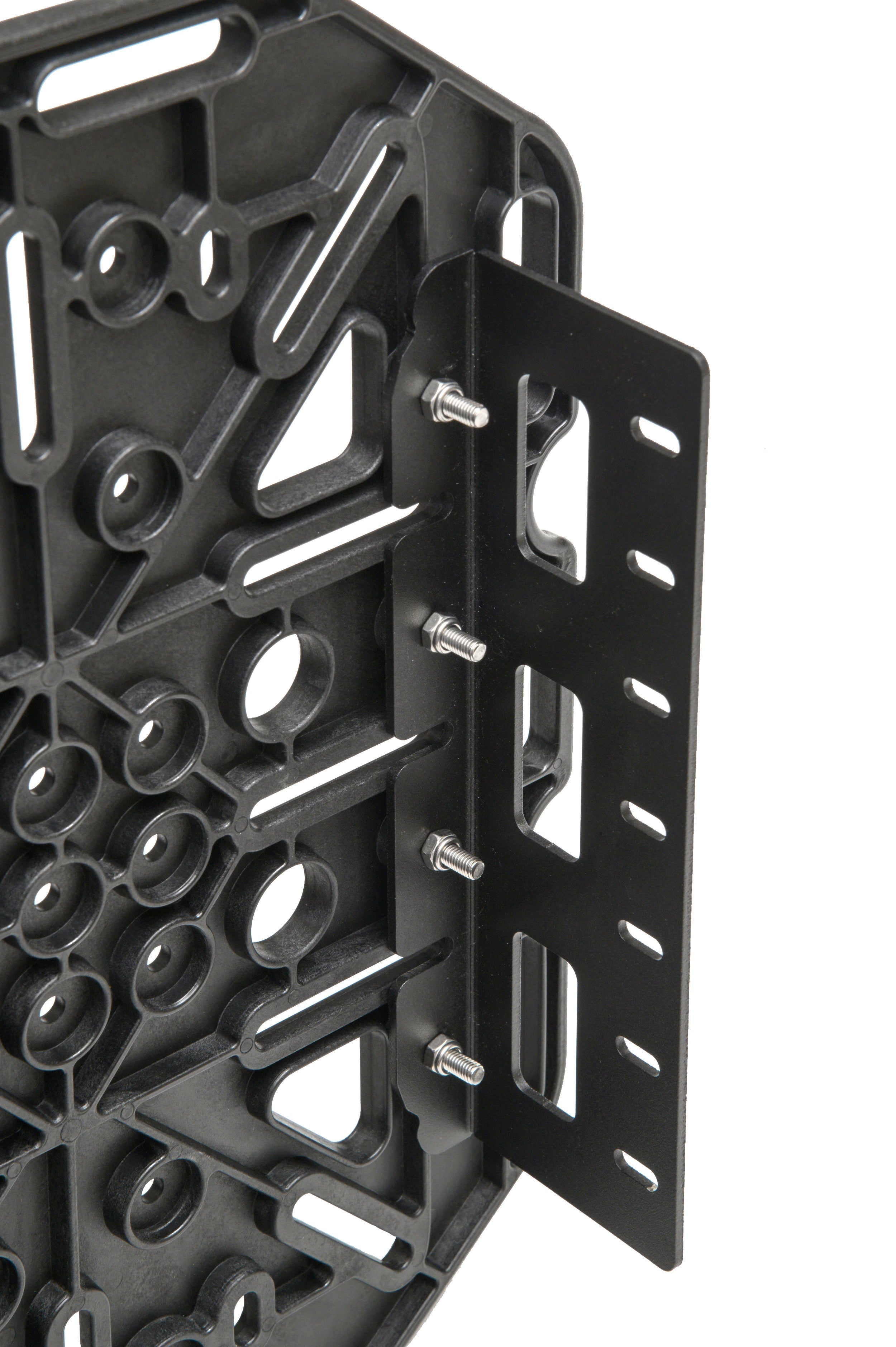 Turkana HippoHips™ Curved Rack Adaptor  - To mount plates on curved OEM racks (BMW, Ducati, etc.)