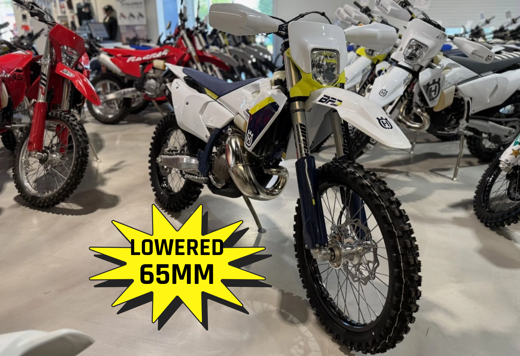 2025 Husqvarna TE 150 (Lowered)