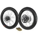 Complete Supermoto Wheel Set 17" Talaria Sting MX5