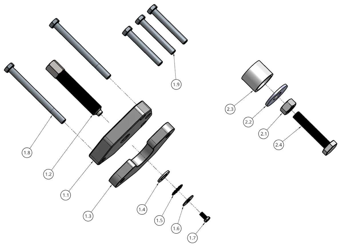 YETI Tool Kit, Jackshaft / Bearing tool kit (YAAC1946)