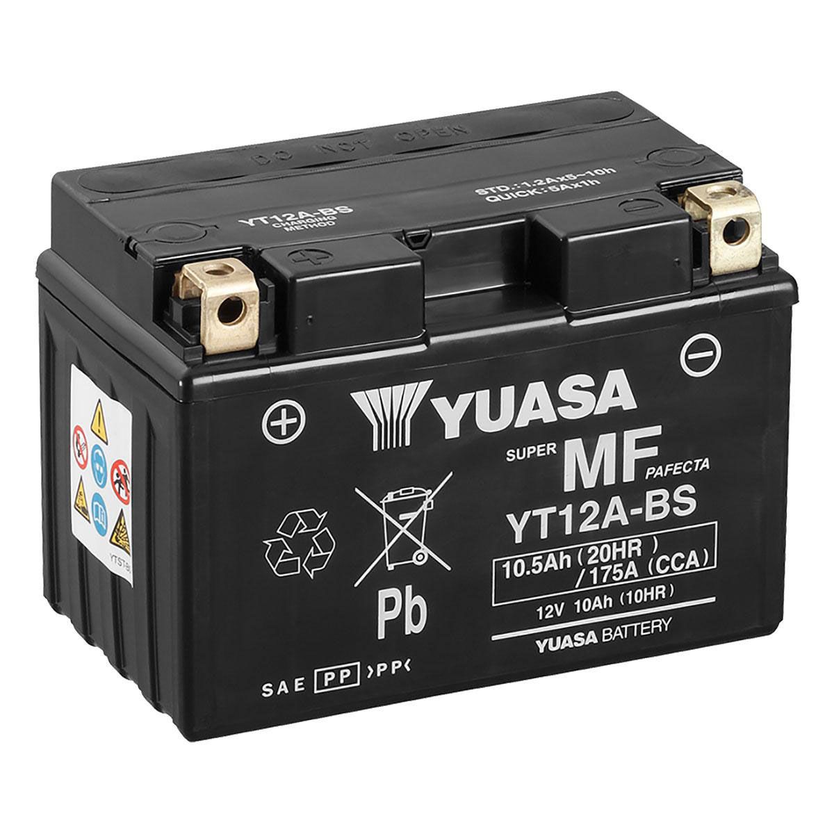Yuasa AGM Battery YT12A-BS - YUAM32ABS