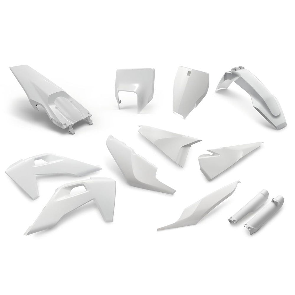Husqvarna Full Plastic Kit - White | BFD Moto Canada