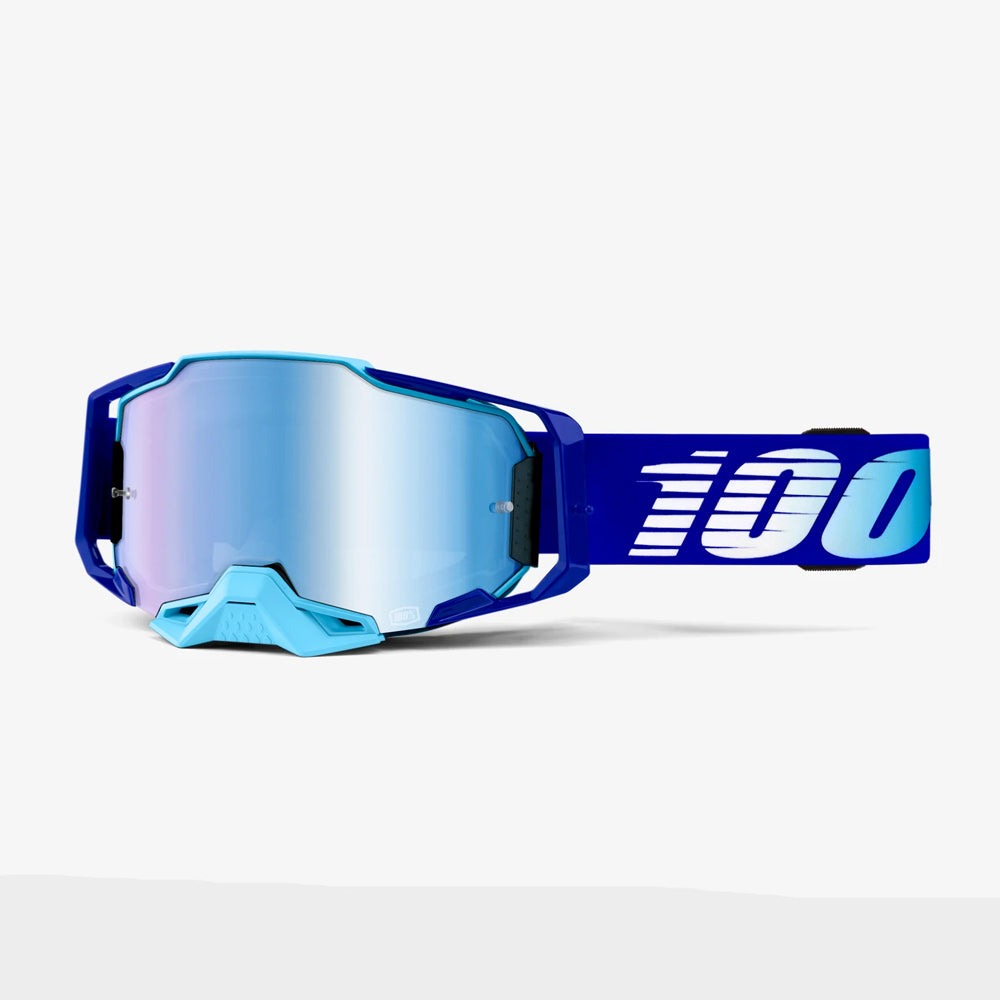 100% Armega Goggle Royal Blue - Blue Mirror