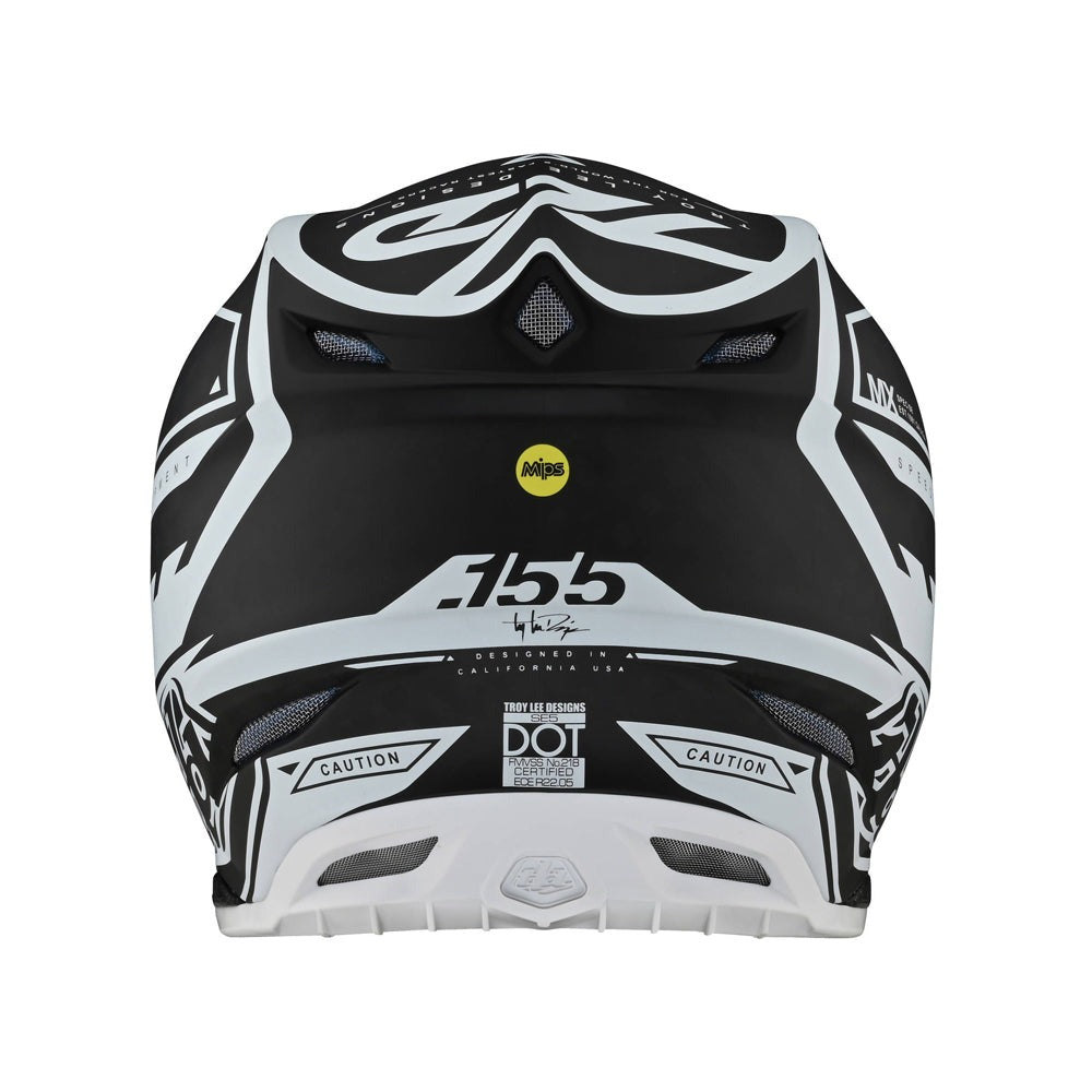 Troy Lee Designs SE5 Carbon MIPS MX Helmet - Black/White