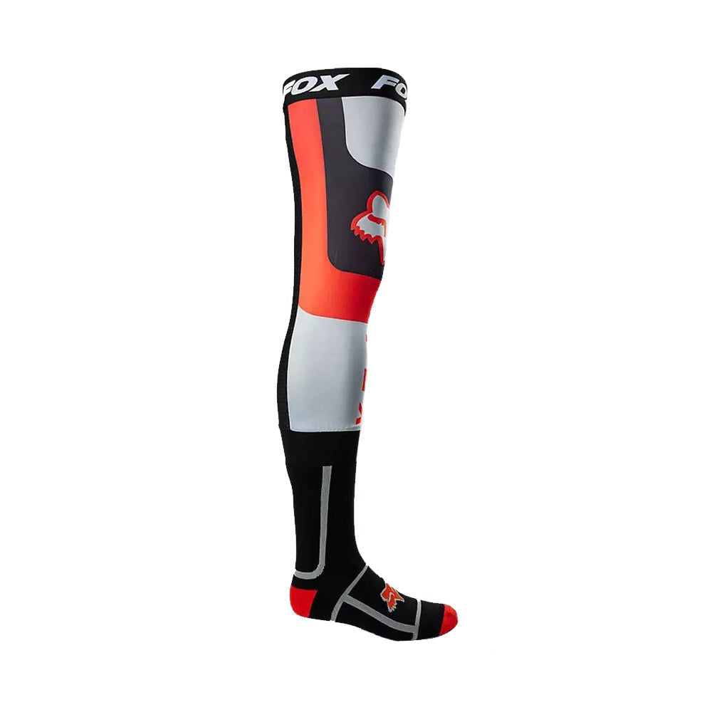 Fox Flexair Knee Brace Sock -Flo Red