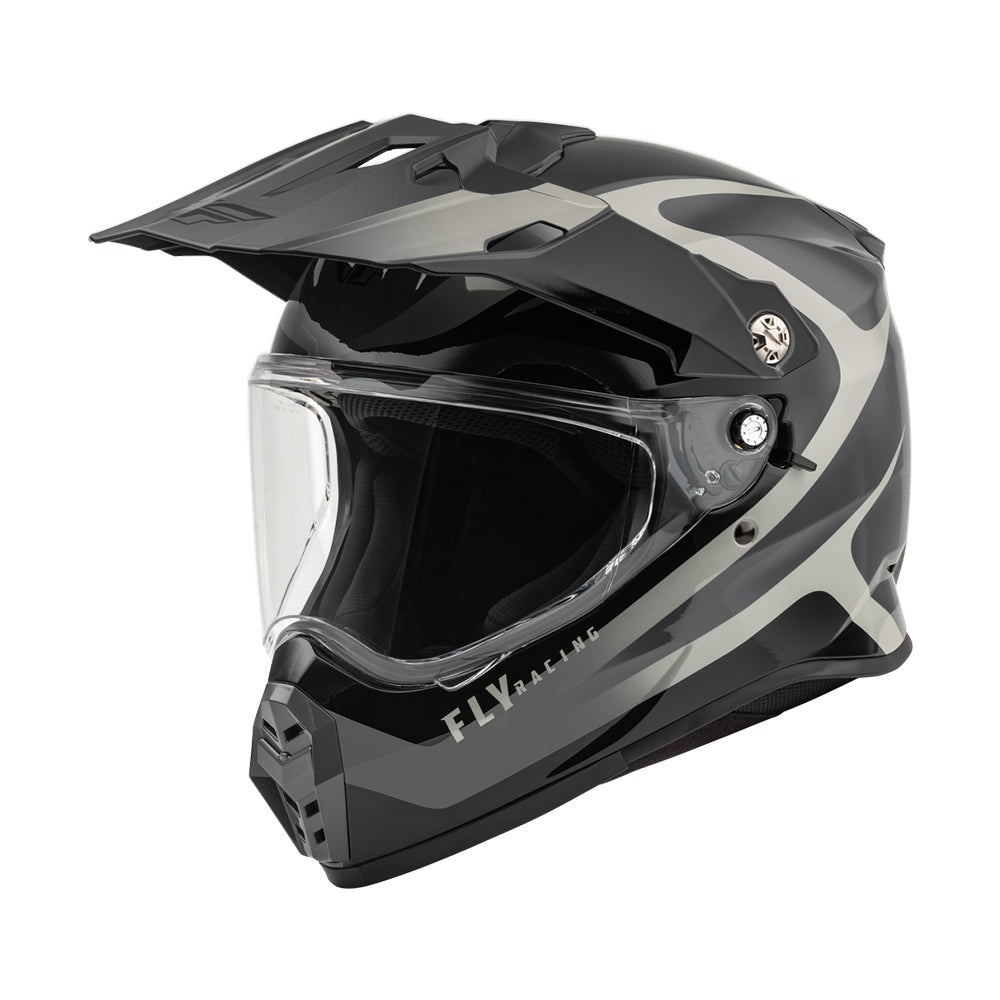 Fly Racing Trekker ADV Helmet -Black/Grey