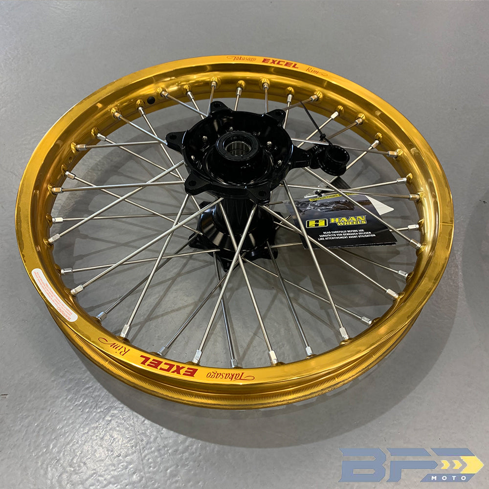 Haan Full Wheelset (Gold Rim/Black Hub) HSQ/GasGas/KTM